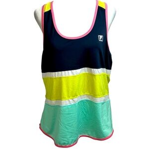 Fila Women's Sport Striped Racer Back Tank